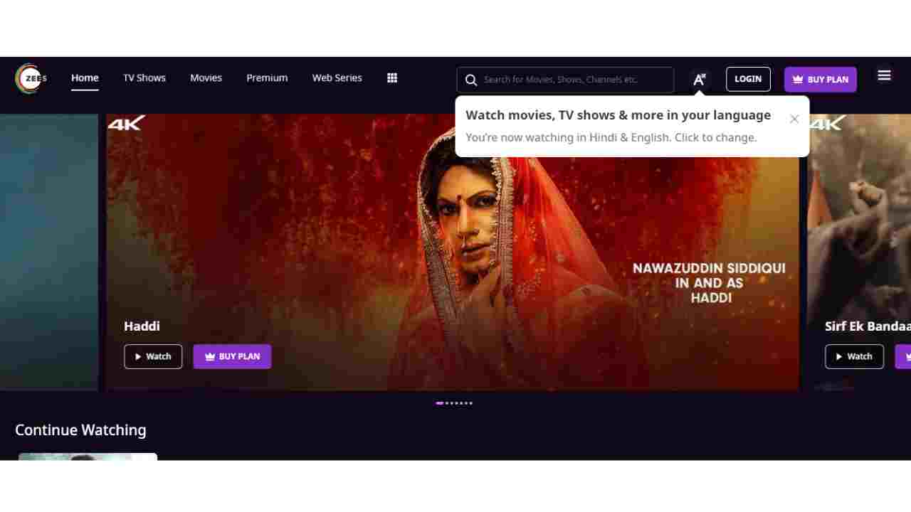ZEE5 - Watch TV Shows, Web Series, Movies & Live TV